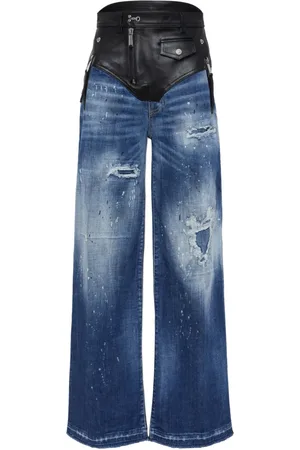 Dsquared2 Jean ample à empiècements