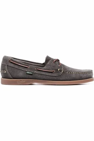 Paraboot Chaussures bateau en daim à lacets