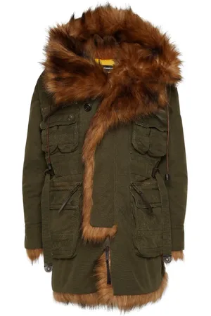 Dsquared2 Trench en fourrure artificielle