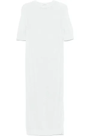 Jil Sander Robe en maille à coupe mi-longue
