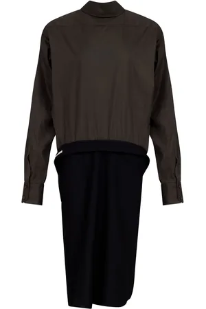 Maison Margiela Robe mi-longue à empiècements
