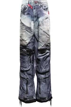 Maison Mihara Yasuhiro X T.A.T.A pantalon à imprimé Trompe-l
