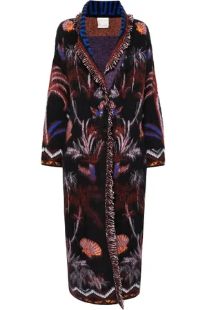 FORTE FORTE Manteau à motif en jacquard