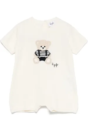 Il gufo Body à broderie ourson