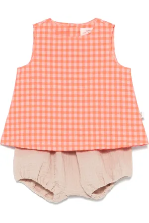 TEDDY & MINOU Ensemble-short à imprimé damier
