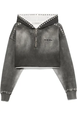 Golden Goose Sweat crop à effet en spray
