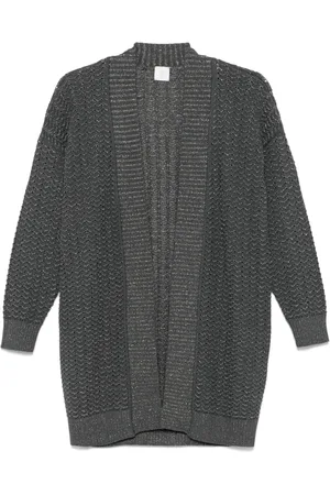 ELEVENTY Cardigan en maille métallisée