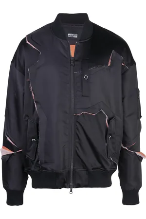 MOSTLY HEARD RARELY SEEN Veste bomber à empiècements contrastants Fray With Me