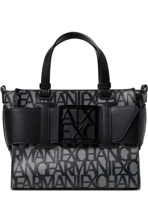 Armani Exchange Sac cabas à plaque logo