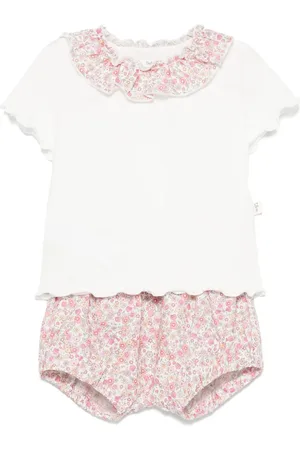 TEDDY & MINOU Ensemble short-haut à fleurs