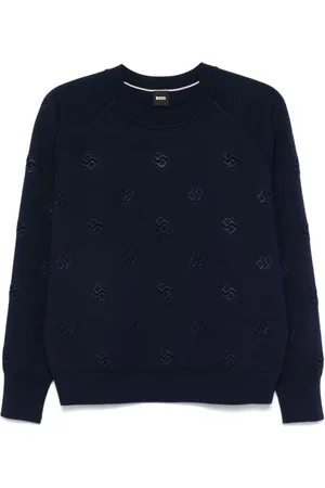 HUGO BOSS Pull à logo emé