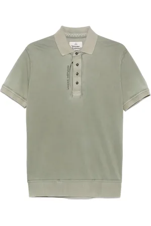 Vivienne Westwood Polo en piqué à effet délavé