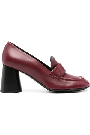 HALMANERA Mocassins en cuir à talon épais 75mm
