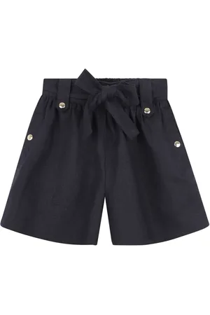 Chloé Short en lin à détail de nœud