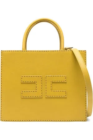 Elisabetta Franchi Sac à main médium à coutures contrastantes