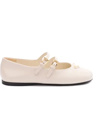 Prada Ballerines plates en cuir