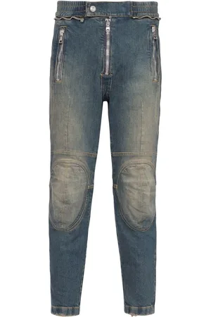 Balmain Jean skinny à modèle bicolore