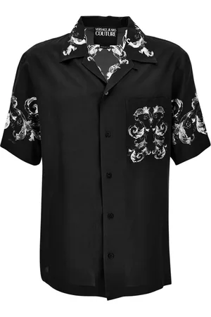 VERSACE Chemise à imprimé graphique
