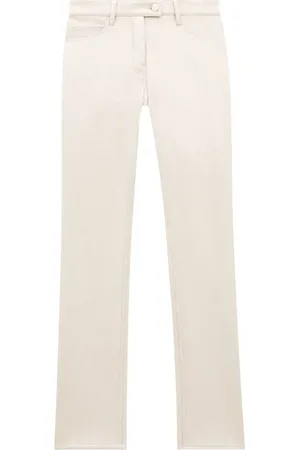 Courrèges Pantalon en vinyle à coupe droite