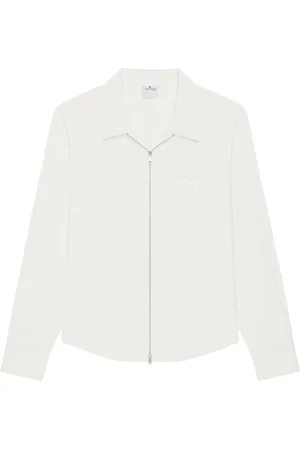 Courrèges Chemise zippée en popeline