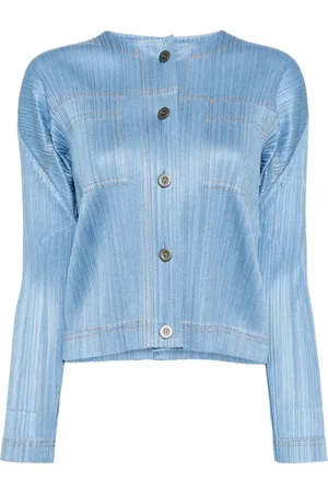 PLEATS PLEASE ISSEY MIYAKE Veste en jean