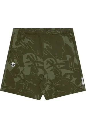A Bathing Ape Short en jacquard à logo imprimé