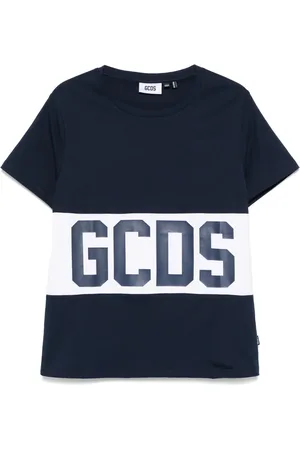 GCDS T-shirt à imprimé au dos