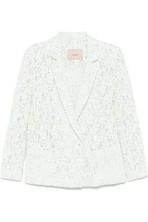 Twin-Set Blazer à empiècements en dentelle