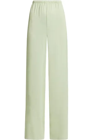 Salvatore Ferragamo Pantalon droit à taille haute