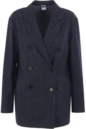 Aspesi Blazer en jean à boutonnière croisée