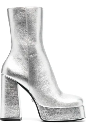 VERSACE Bottines Aevitas 170 mm en effet métallisé