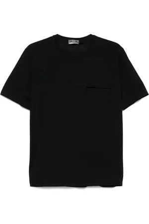 HERNO T-shirt à logo en relief