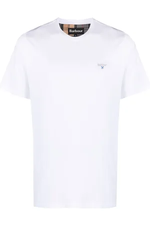 Barbour T-shirt en coton à logo brodé