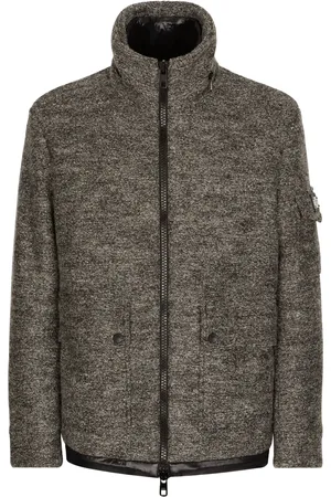 Dolce & Gabbana Veste en laine à plaque logo