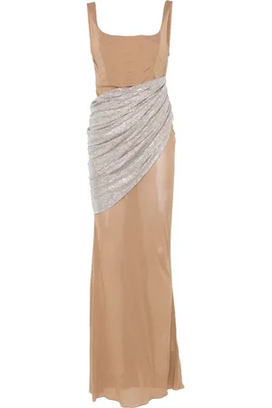 GIUSEPPE DI MORABITO Robe longue à ornements strassés