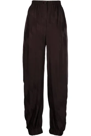 The Attico Pantalon ample à logo imprimé