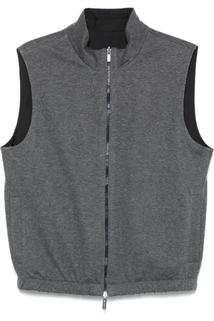 PESERICO SIGN Gilet Loro Piana en gabardine