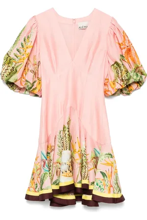 ALÉMAIS Robe Papaya à coupe courte