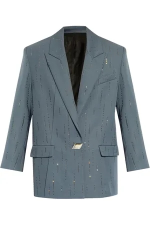 The Attico Blazer à ornements strassés
