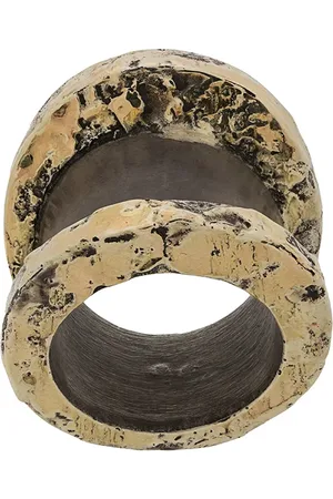 PARTS OF FOUR Bague Chasm v2 en jaune 18 ct