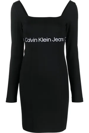 Calvin Klein Robe courte en jersey à bande logo