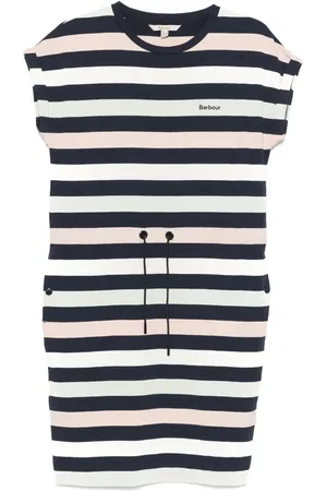 Barbour Robe mi-longue Marloes à rayures