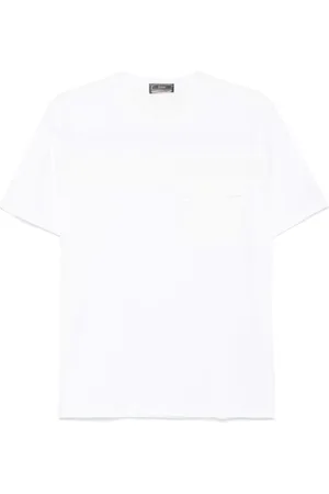 HERNO T-shirt à logo en relief