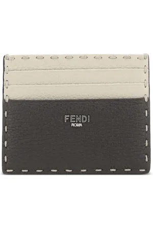 Fendi Porte-cartes bicolore