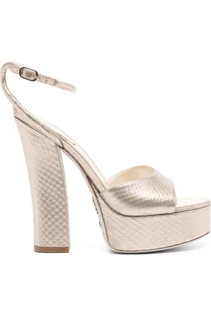 RENE CAOVILLA Sandales Ayersilk-Shadow 140 mm à strass