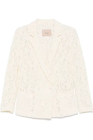 Twin-Set Blazer à empiècements en dentelle