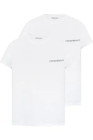Emporio Armani Lot de deux t-shirts à logo brodé