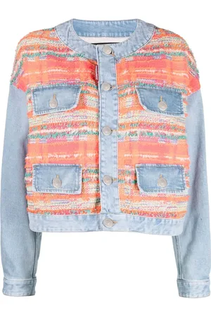 Dsquared2 Veste en jean à empiècements contrastants