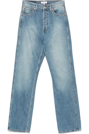 RE/DONE Jean droit à taille haute
