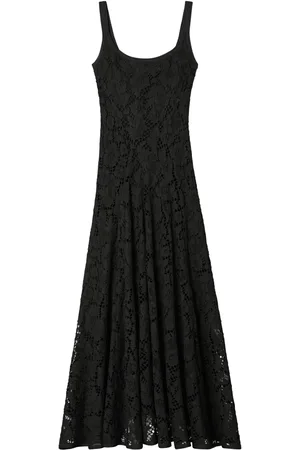 Tory Burch Robe mi-longue à fleurs en dentelle